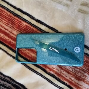 Loopy Case Teal Glitter Phone Case